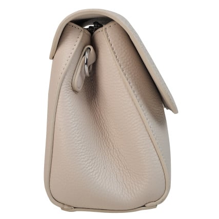 Женская кожаная сумка Mike Browen бежевая MB2206beige – Фото 4