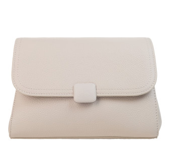 Женская кожаная сумка Mike Browen бежевая MB2206beige