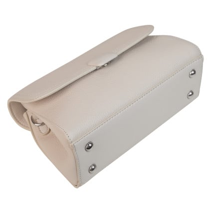 Женская кожаная сумка Mike Browen бежевая MB2206beige – Фото 5