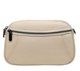 Женская кожаная сумка Mike Browen бежевая MB7270beige