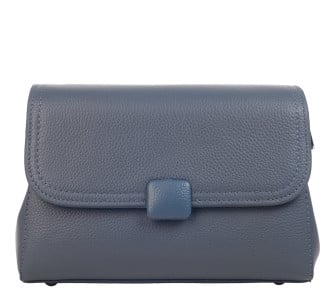 Женская кожаная сумка Mike Browen синяя MB2206blue