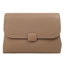 Женская кожаная сумка Mike Browen тауп MB2206taupe