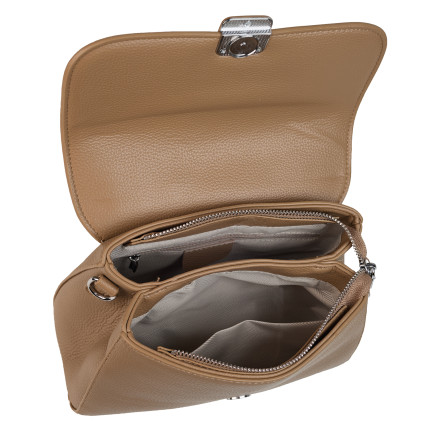 Женская кожаная сумка Mike Browen тауп MB2206taupe – Фото 6
