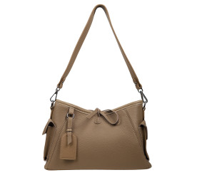 Женская кожаная сумка Mike Browen тауп MB2208taupe