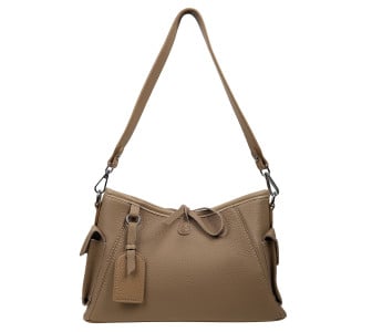 Женская кожаная сумка Mike Browen тауп MB2208taupe