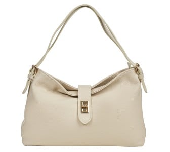 Женская кожаная сумка Virginia Conti бежевая VC04005beige Женская кожаная сумка Virginia Conti бежевая VC04005beige