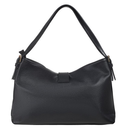 Женская кожаная сумка Virginia Conti черная VC04005black – Фото 3