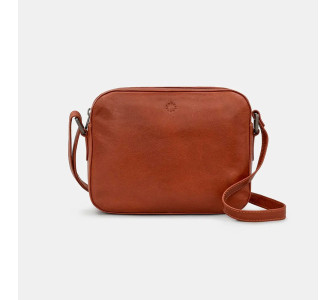 Женская кожаная сумка Yoshi Belmont коричневая YB240 8