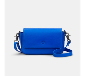 Женская кожаная сумка Yoshi Palmer синяя YB260 37