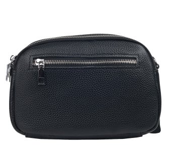 Женская кожаная сумка на плечо Mike Browen черная MB605black