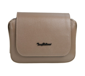 Женская кожаная сумка на плечо Tony Bellucci тауп 0480-213