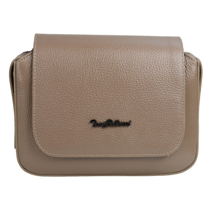 Женская кожаная сумка на плечо Tony Bellucci тауп 0480-213 – Фото 1