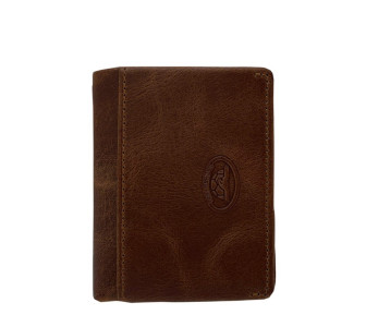 Кожаная кредитница TONY PEROTTI коричневая Arno 1034N whisky