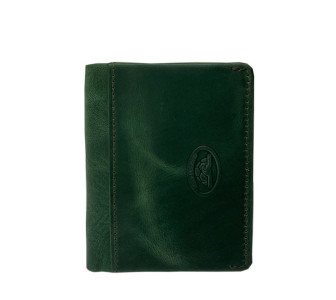 Кожаная кредитница TONY PEROTTI зеленая Arno 1034N deep green