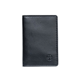 Кожаная визитница TONY PEROTTI черная Cortina 5004 nero