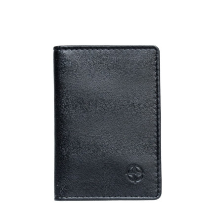 Кожаная визитница TONY PEROTTI черная Cortina 5004 nero – Фото 1