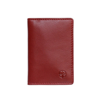 Кожаная визитница TONY PEROTTI красная Cortina 5004 rosso