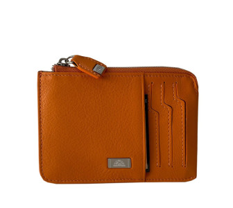 Женский кожаный кошелек-кредитница TONY PEROTTI оранжевый Contatto 3825N arancio