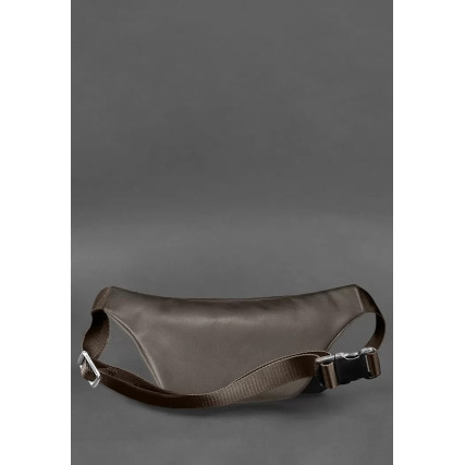 Кожаная поясная сумка-бананка Kanny кофейная BN-BAG-59-1-beige – Фото 2