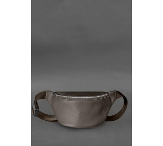 Кожаная поясная сумка-бананка Kanny кофейная BN-BAG-59-1-beige Кожаная поясная сумка-бананка Kanny кофейная BN-BAG-59-1-beige