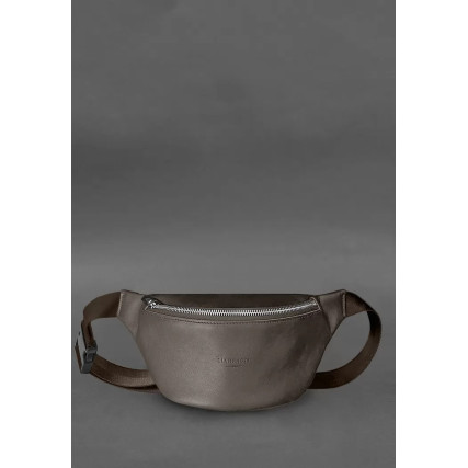 Кожаная поясная сумка-бананка Kanny кофейная BN-BAG-59-1-beige – Фото 1