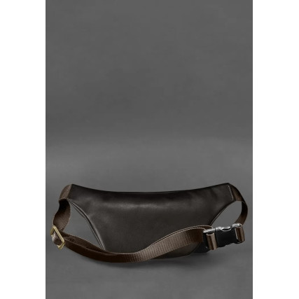 Кожаная поясная сумка-бананка Kanny шоколадная BN-BAG-59-1-choko – Фото 2