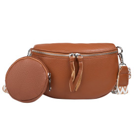 Кожаная женская сумка Mike Browen рыжая MB5813orange