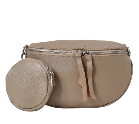 Кожаная женская сумка Mike Browen тауп MB5813taupe