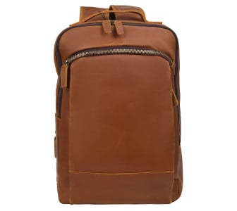 Кожаный рюкзак Buffalo Bags светло-коричневый M5009Q