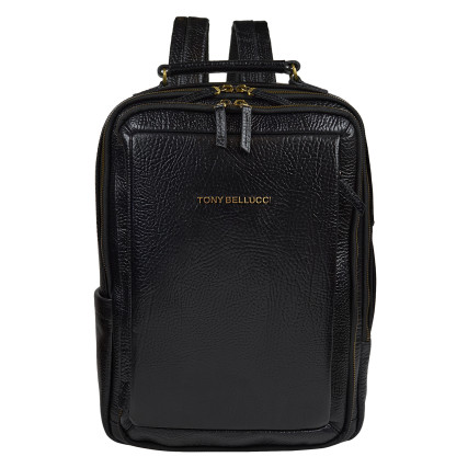 Кожаный рюкзак Tony Bellucci черный 5267-893