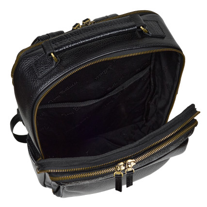 Кожаный рюкзак Tony Bellucci черный 5267-893 – Фото 7