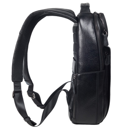 Кожаный рюкзак Tony Bellucci черный 5272-101 – Фото 3