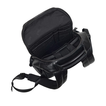 Кожаный рюкзак Tony Bellucci черный 5272-101 – Фото 7