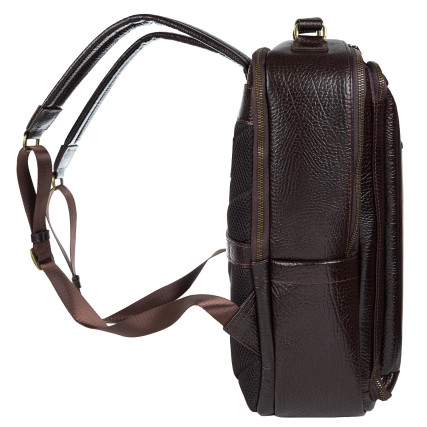 Кожаный рюкзак Tony Bellucci коричневый 5267-886 – Фото 3