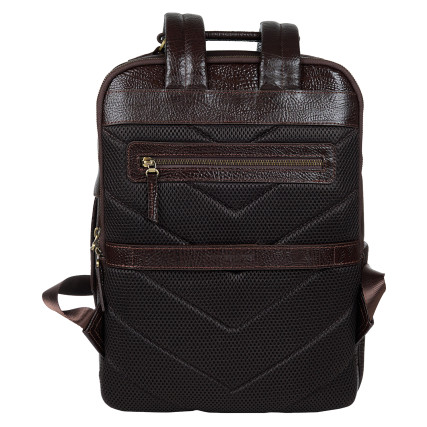 Кожаный рюкзак Tony Bellucci коричневый 5267-886 – Фото 4