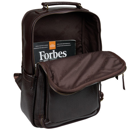 Кожаный рюкзак Tony Bellucci коричневый 5267-886 – Фото 8