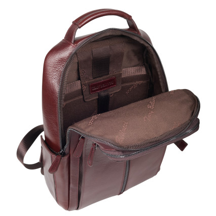 Кожаный рюкзак Tony Bellucci коричневый 5272-4 – Фото 6