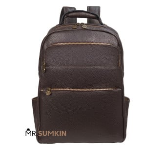 Кожаный рюкзак Virginia Conti коричневый VCm03048choco