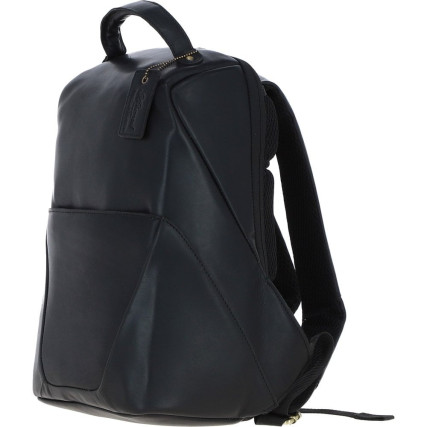 Рюкзак кожаный Ashwood черный K47 BLK – Фото 2
