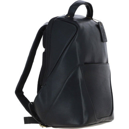 Рюкзак кожаный Ashwood черный K47 BLK – Фото 4