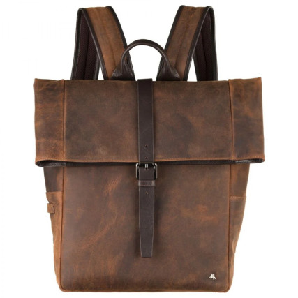 Рюкзак женский кожаный Ashwood коричневый TC90 TAN – Фото 1