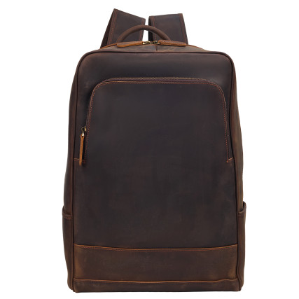 Винтажный кожаный рюкзак Buffalo Bags коричневый M2253C – Фото 1