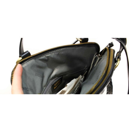 Женская кожаная сумка-рюкзак Katana черная K64206-1