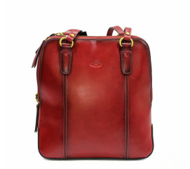 Женская кожаная сумка-рюкзак Katana красная K64206-8