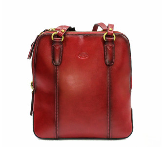 Женская кожаная сумка-рюкзак Katana красная K64206-8 Женская кожаная сумка-рюкзак Katana красная K64206-8