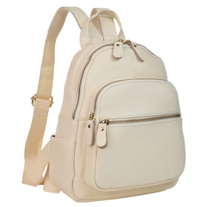 Женский кожаный рюкзак Mike Browen бежевый MB172beige – Фото 2