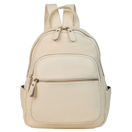 Женский кожаный рюкзак Mike Browen бежевый MB172beige – Фото 1