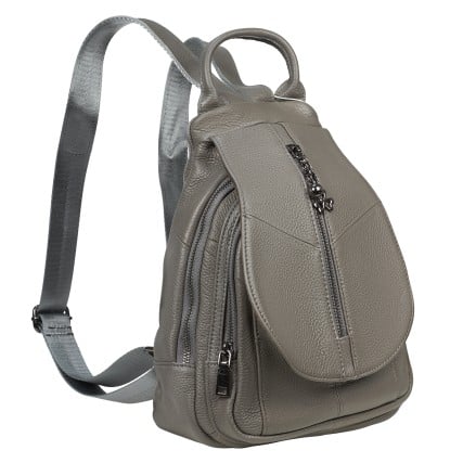 Женский кожаный рюкзак Mike Browen серый MB3191grey – Фото 2