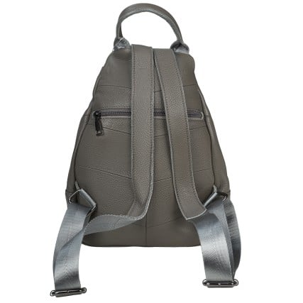 Женский кожаный рюкзак Mike Browen серый MB3191grey – Фото 4