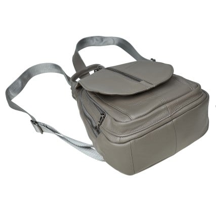 Женский кожаный рюкзак Mike Browen серый MB3191grey – Фото 5
